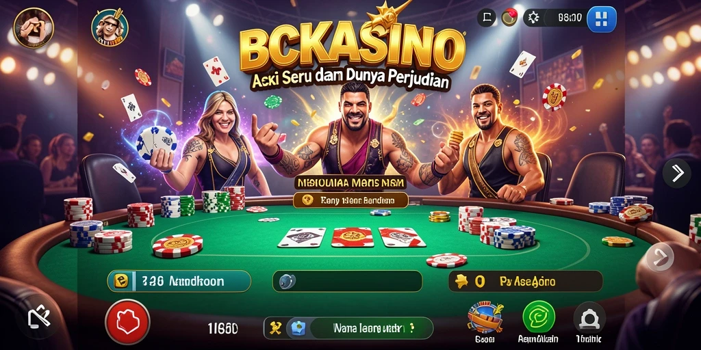 Screenshot gameplay BCKASINO yang menampilkan aksi seru dan taruhan.