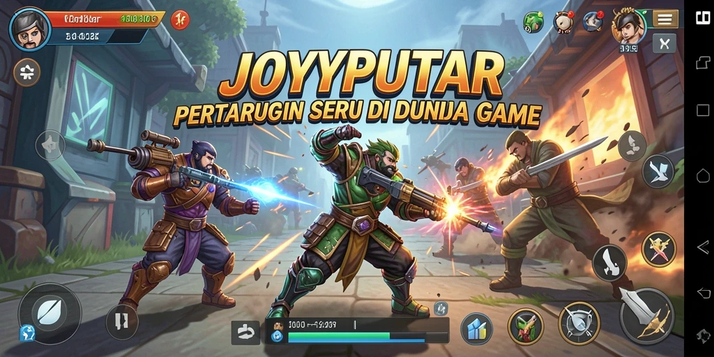 Tampilan menarik dari pertarungan seru di JOYPUTAR.