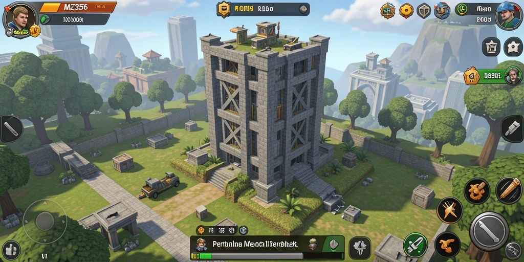 Tampilan gameplay MZ356 yang menawan dan strategi Tower Defense yang mendebarkan.