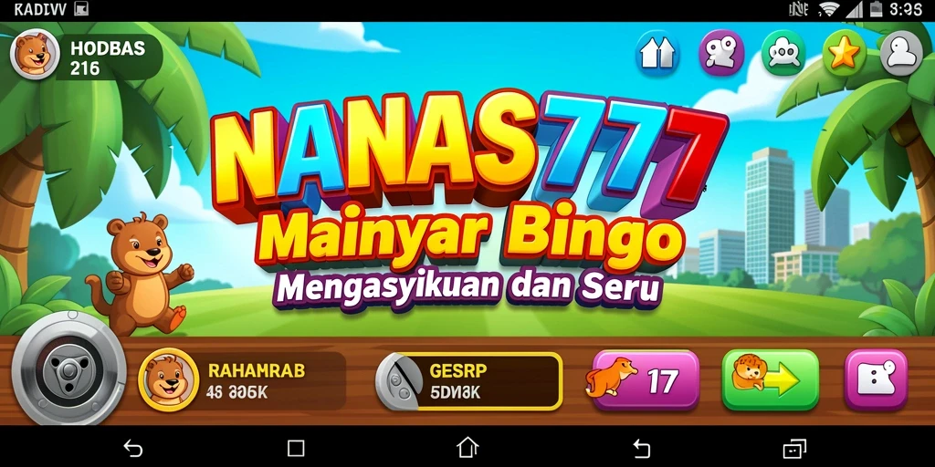 Tampilan gameplay seru dari NANAS777 saat bermain Bingo.