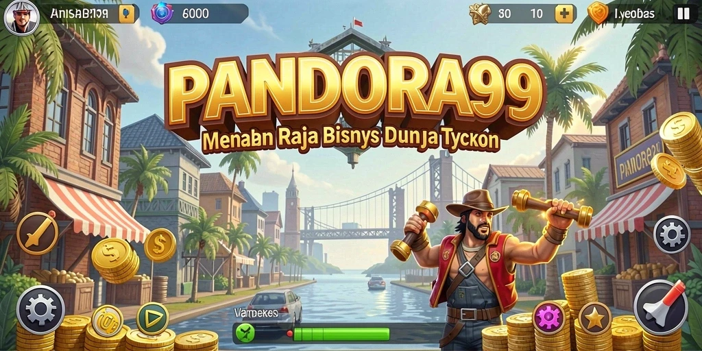 Tangkapan layar gameplay PANDORA99 yang menunjukkan aksi seru dalam mengelola perusahaan.