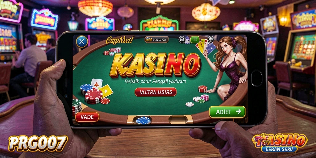 Tampilan gameplay PRG007 yang menarik dengan berbagai pilihan permainan Kasino.