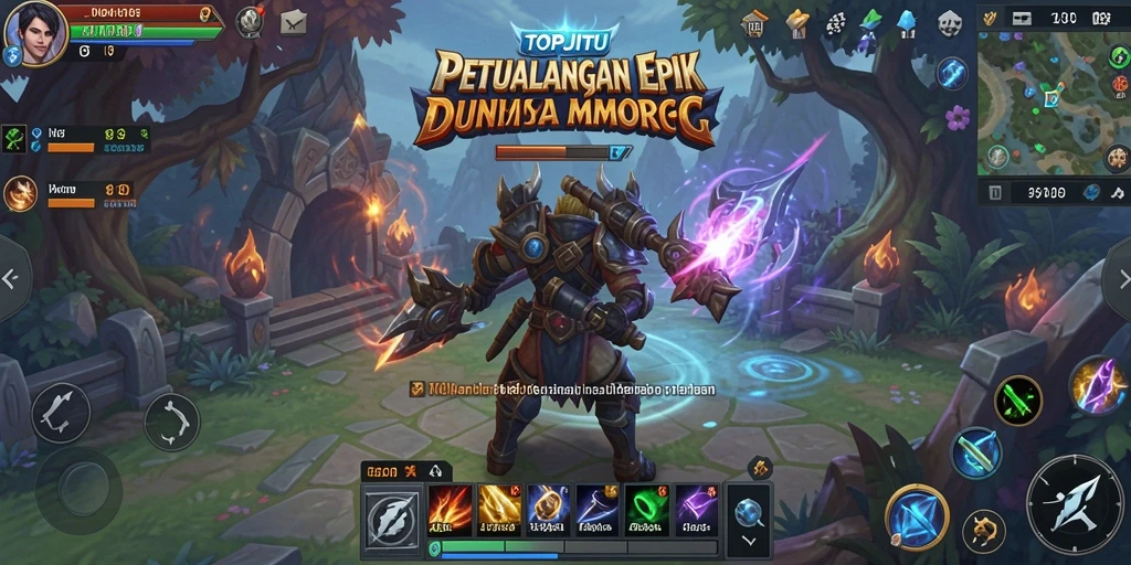 Tampilan menakjubkan dari dunia terbuka di TOPJITU.
