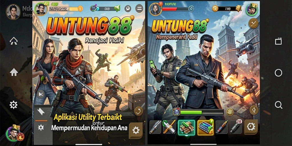 Tampilan antarmuka intuitif UNTUNG88 yang memudahkan navigasi.